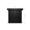 Конвектор внутрипольный Royal Thermo ATRIUM-190/200/800-DG-U-BL